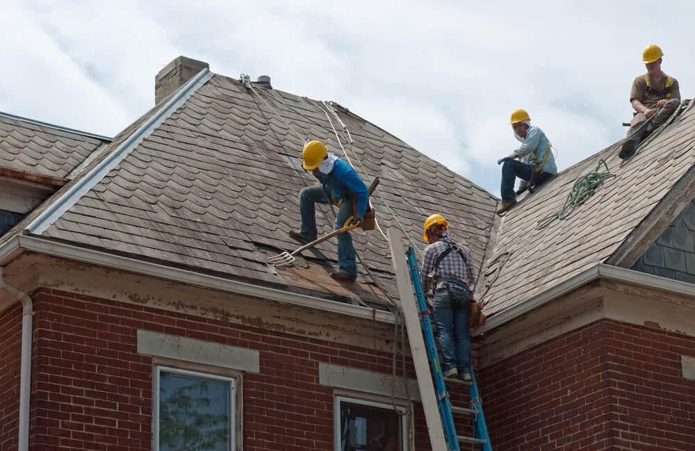 Four Contractor on the roof - Big Easy Roof Repairs